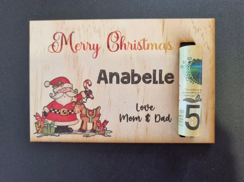 SPECIAL- Coloured Money/Gift card Plaques