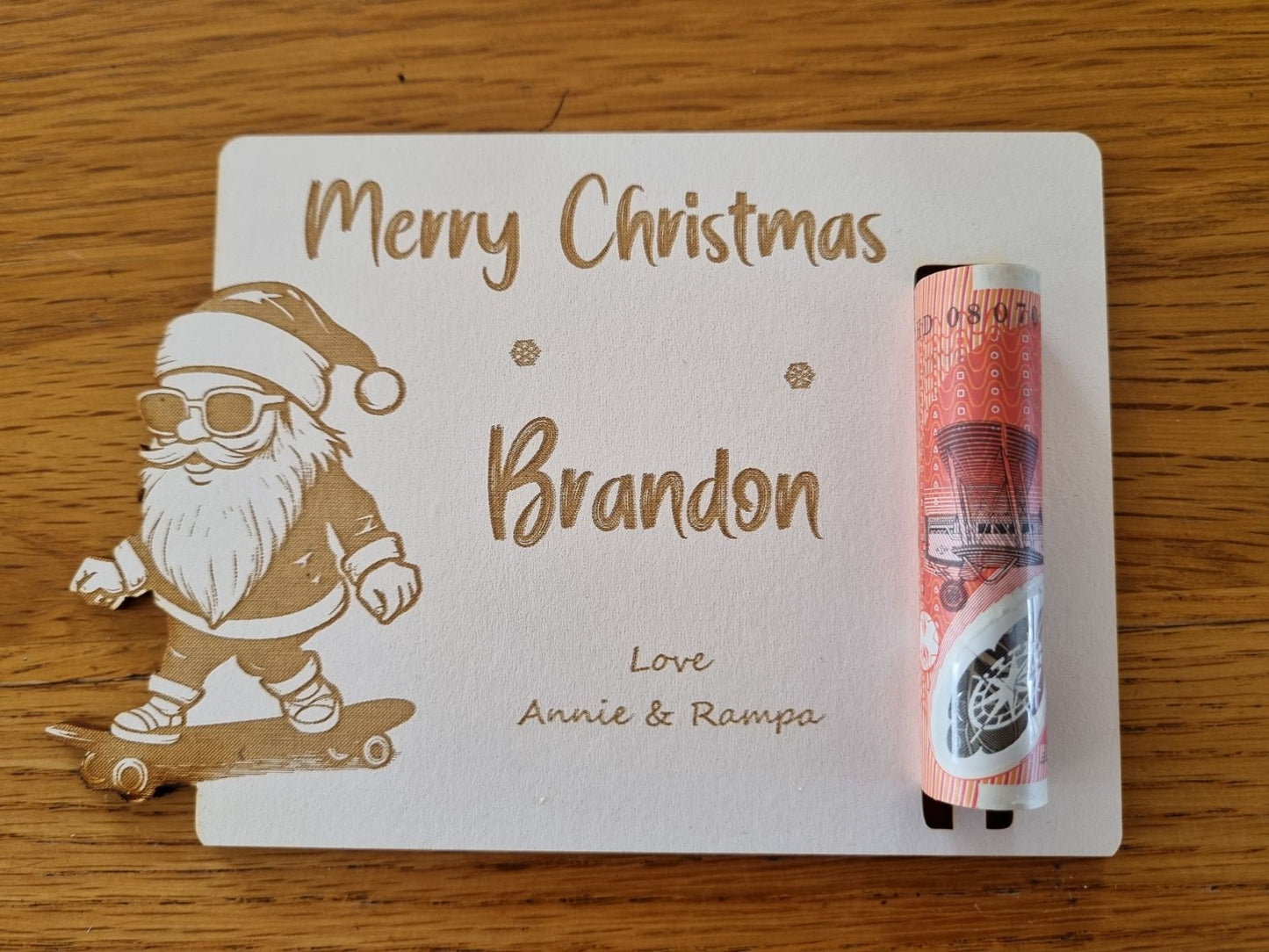 Money gift Plaque