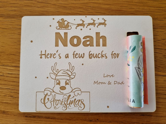 Money gift Plaque