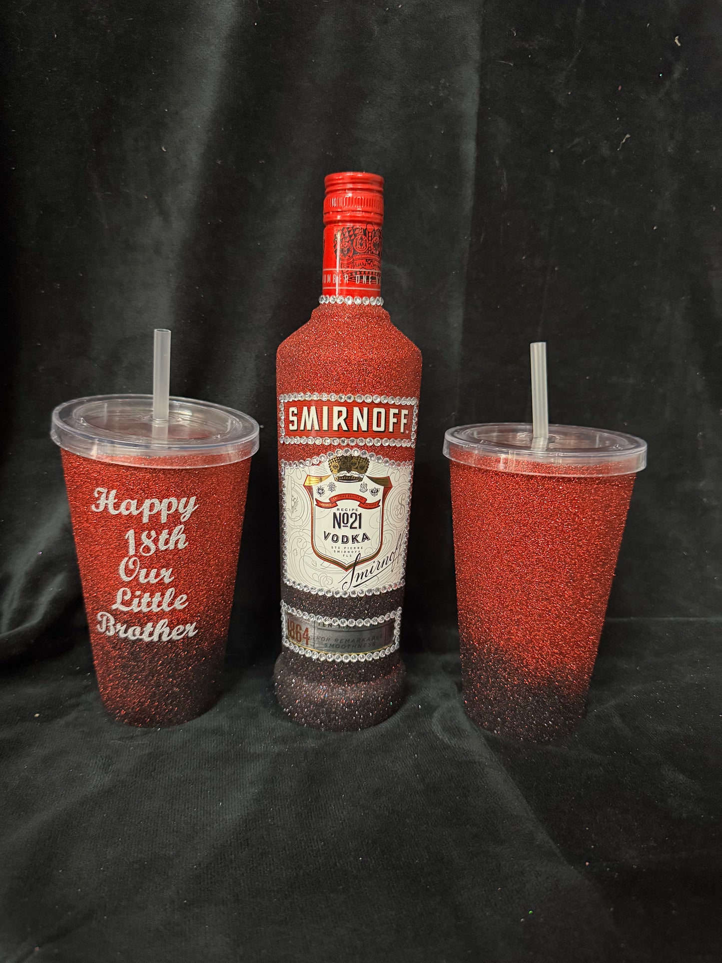 Smirnoff And 2x sippy cups please add details for cups in notes
