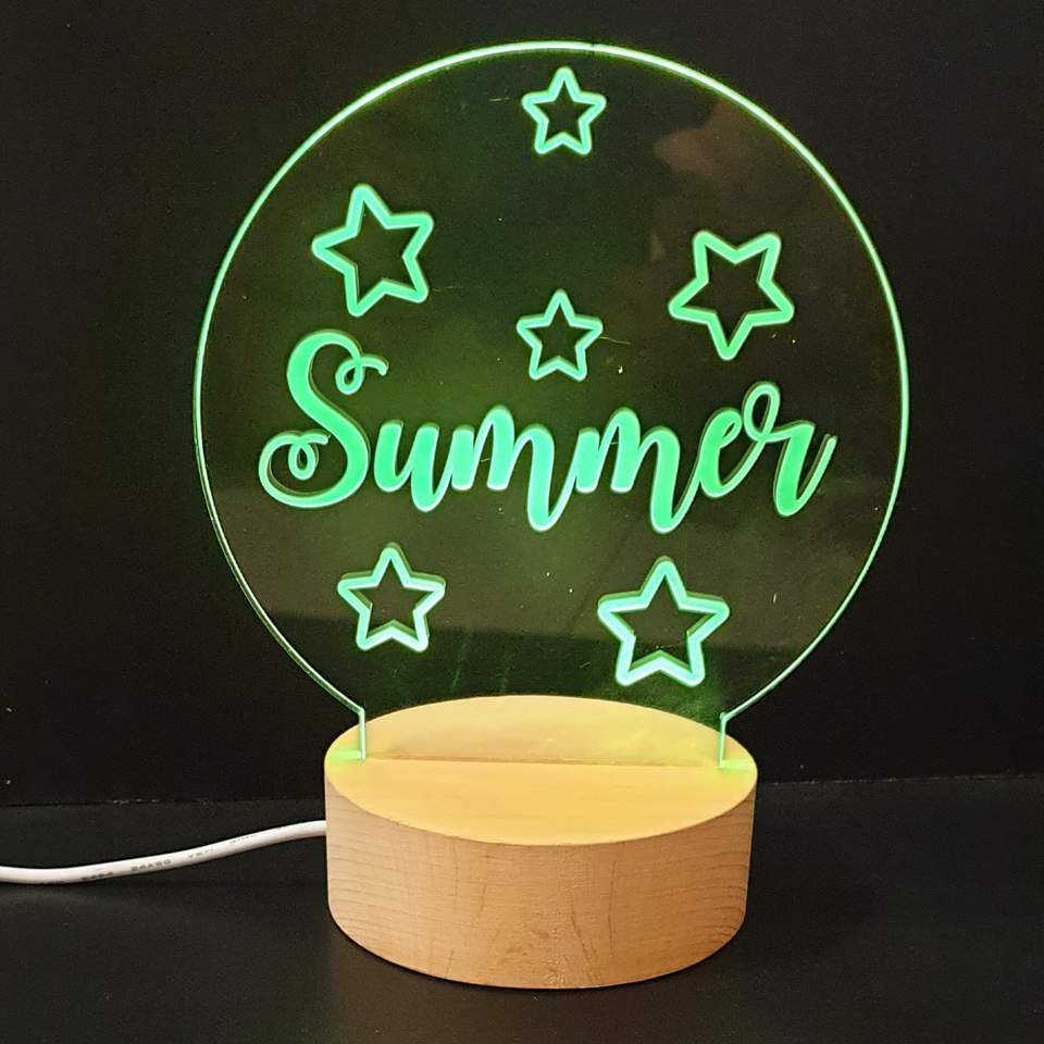 Nightlights - add name/person to customisation box