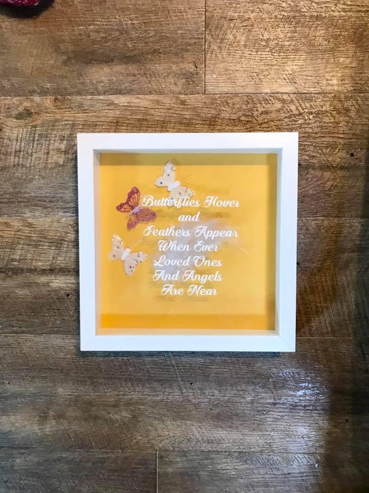 Butterflies Hoover - Shadow box