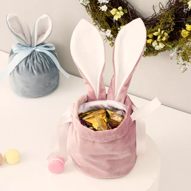 MASSIVE 15% OFF - Personalised Velvet Easter Bunny Bags