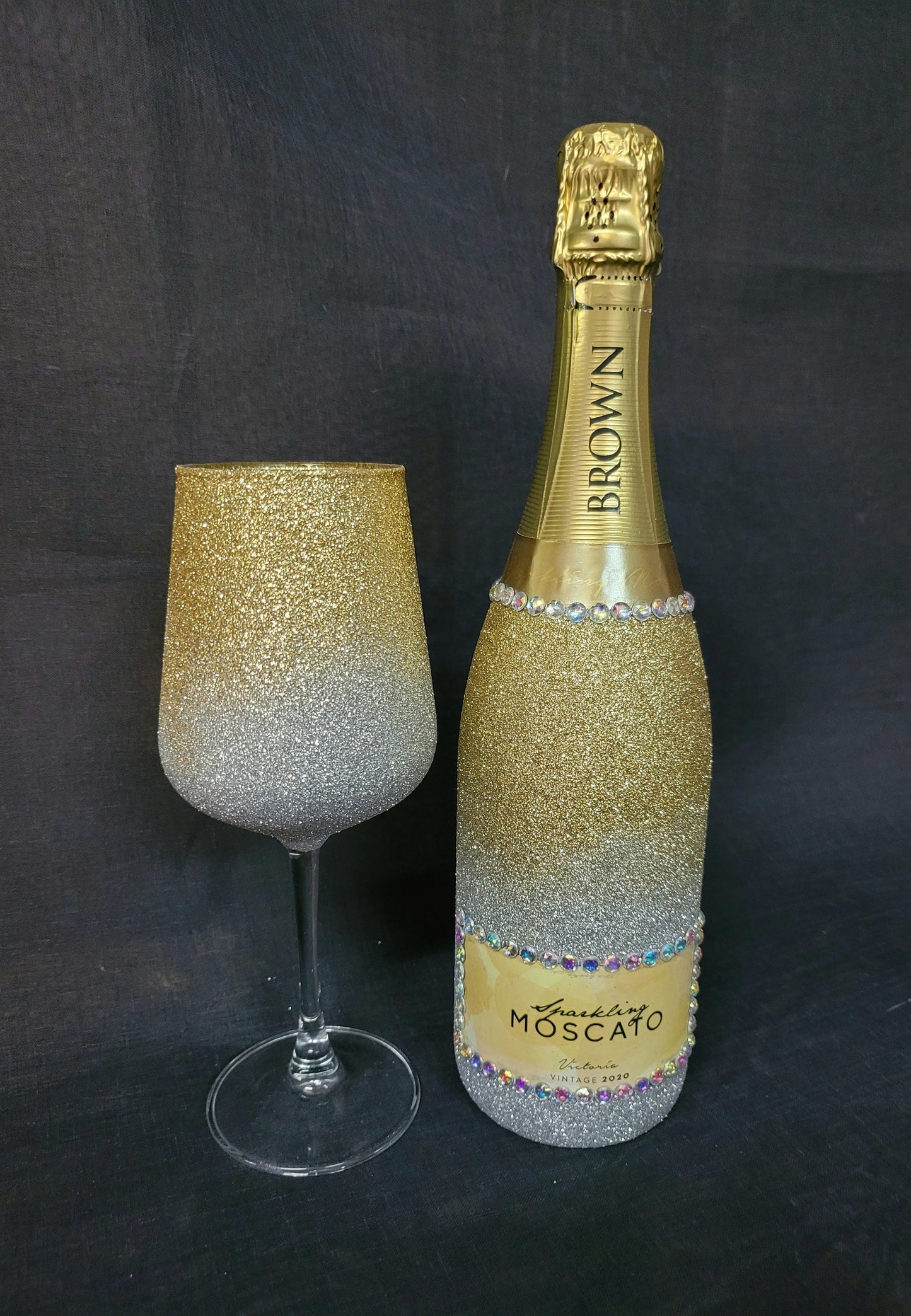 Brown brothers ombré glitter