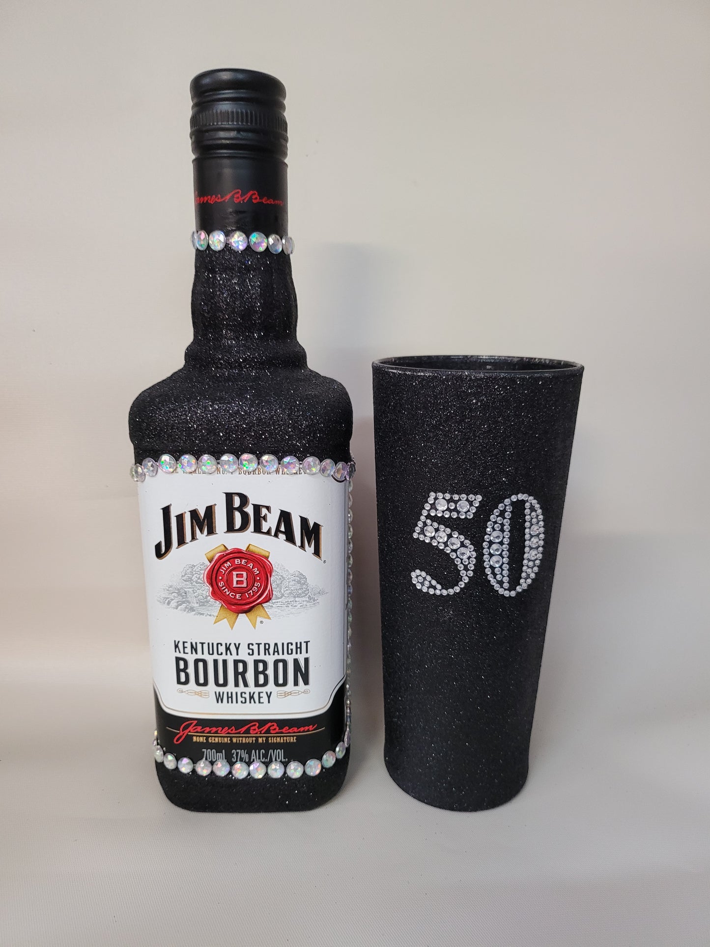 Jim Beam and Full Glitter Personalised