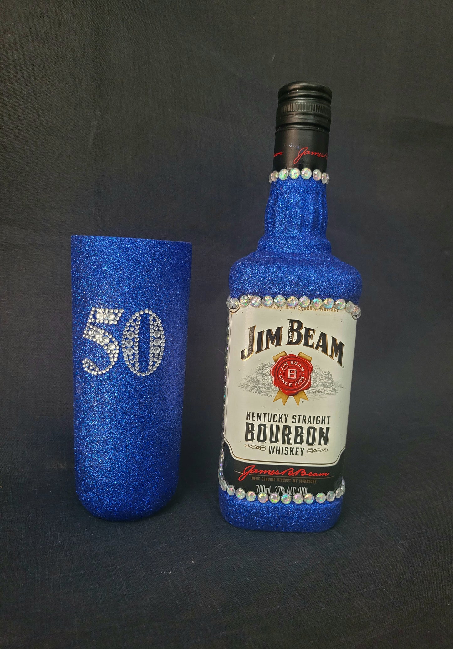 Jim Beam and Full Glitter Personalised