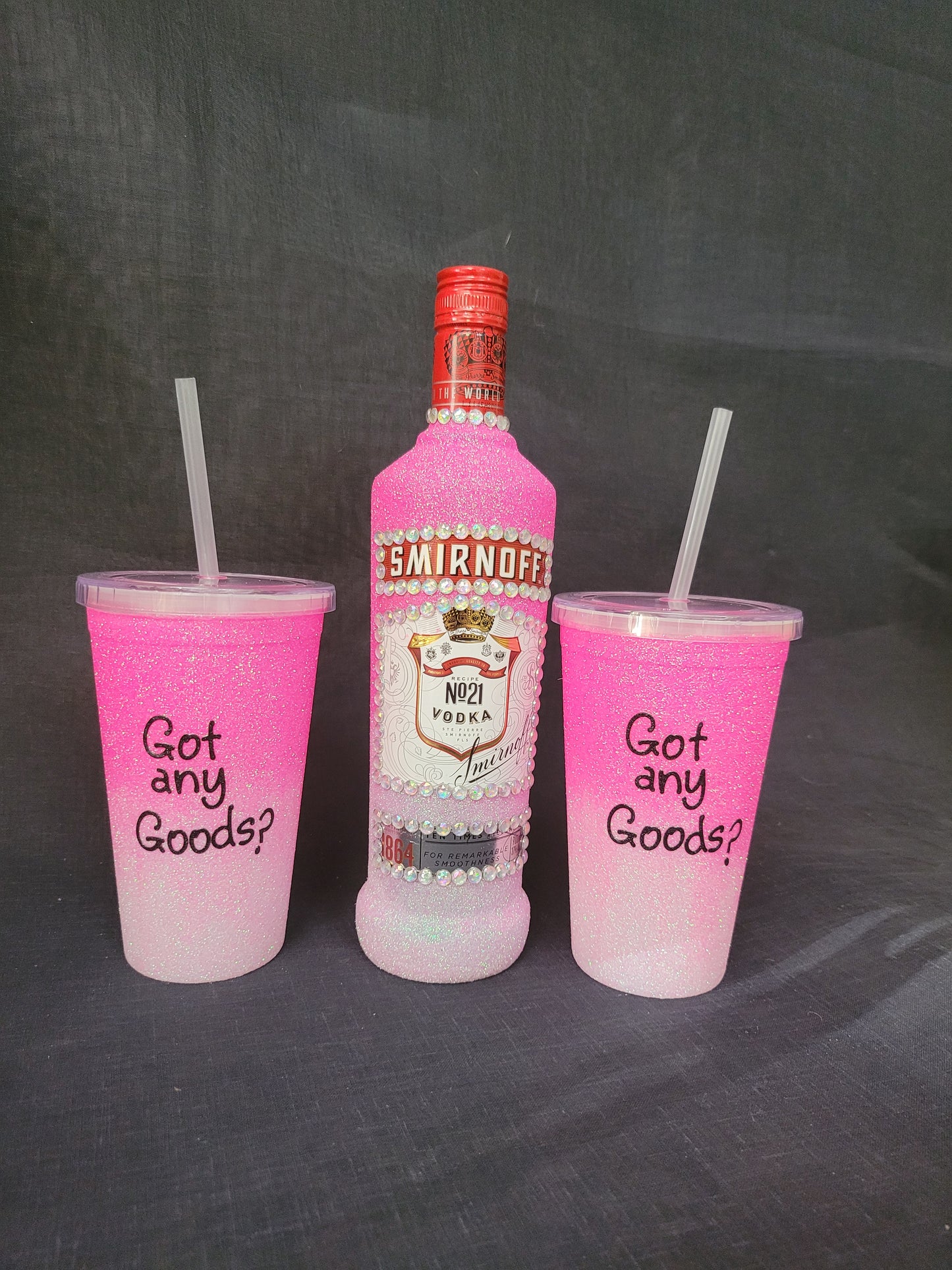 Smirnoff And 2x sippy cups please add details for cups in notes
