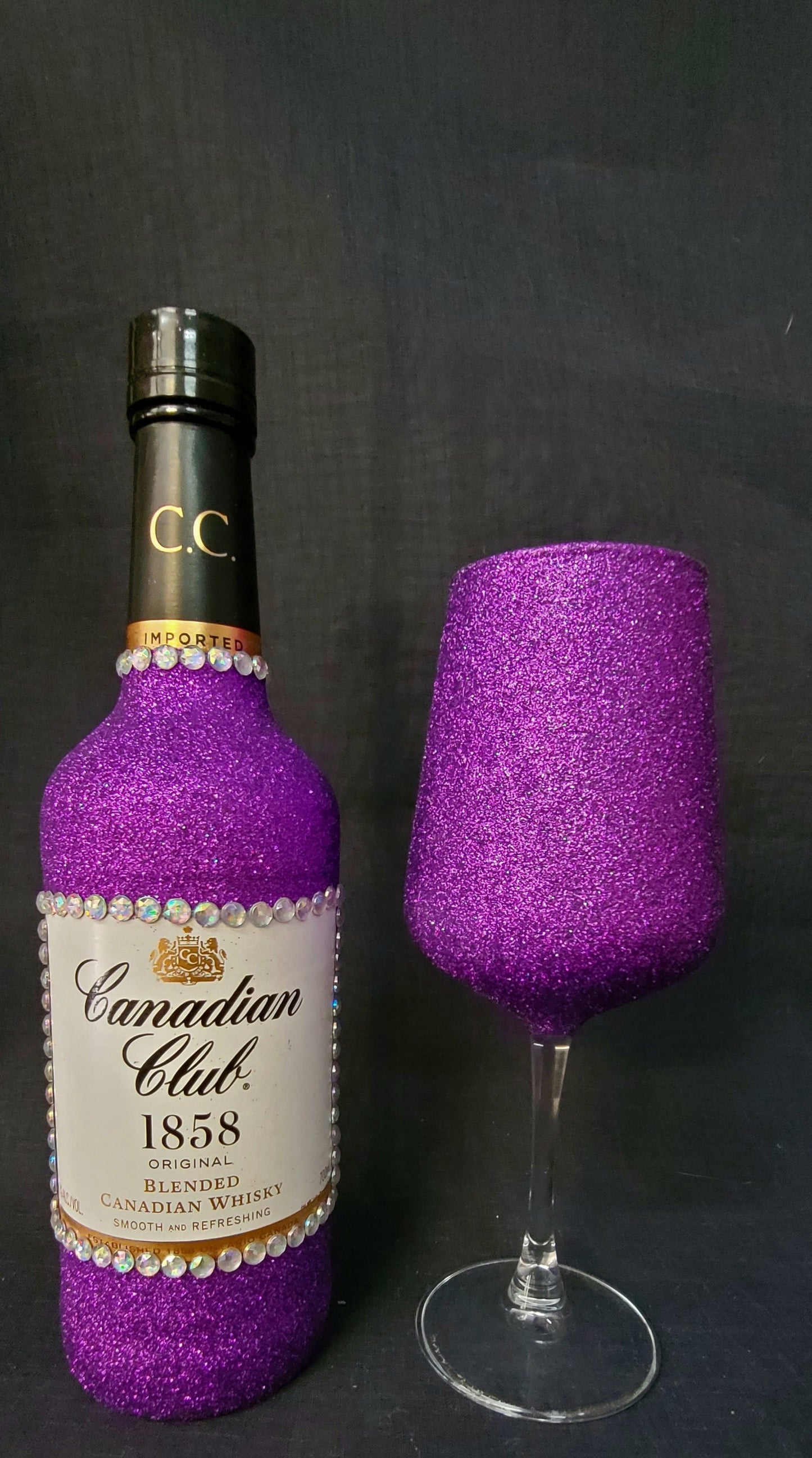 Canadian Club & 1x Personalised glass
