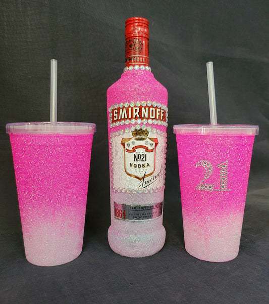Smirnoff And 2x sippy cups please add details for cups in notes