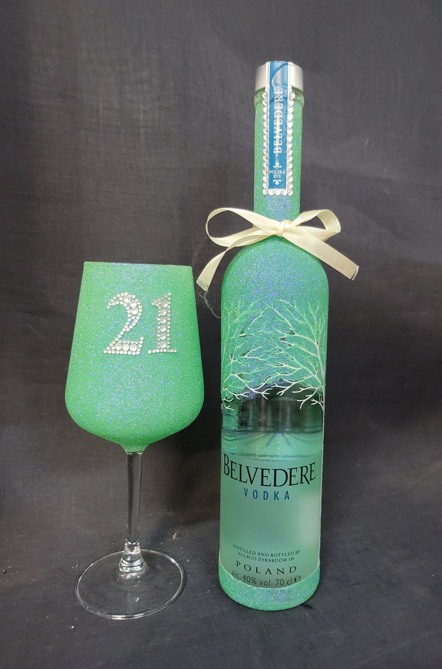 Belvedere Vodka & Personalised glass