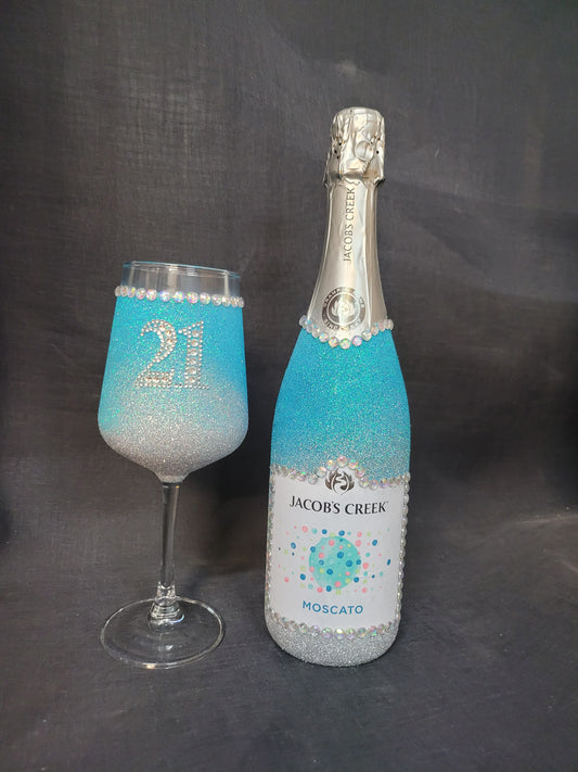 Personalised Glass & Moscato