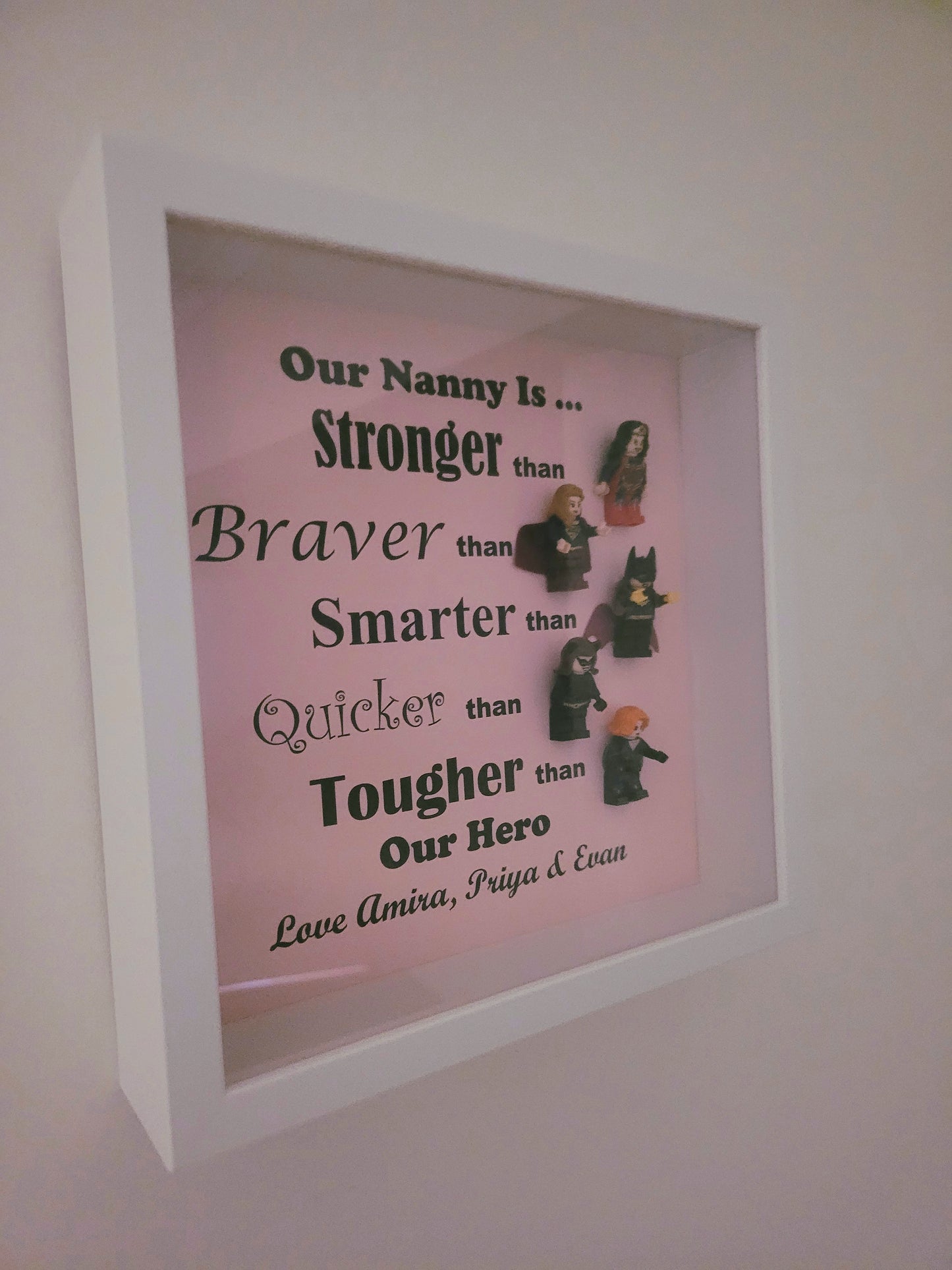 Supergirls shadow box