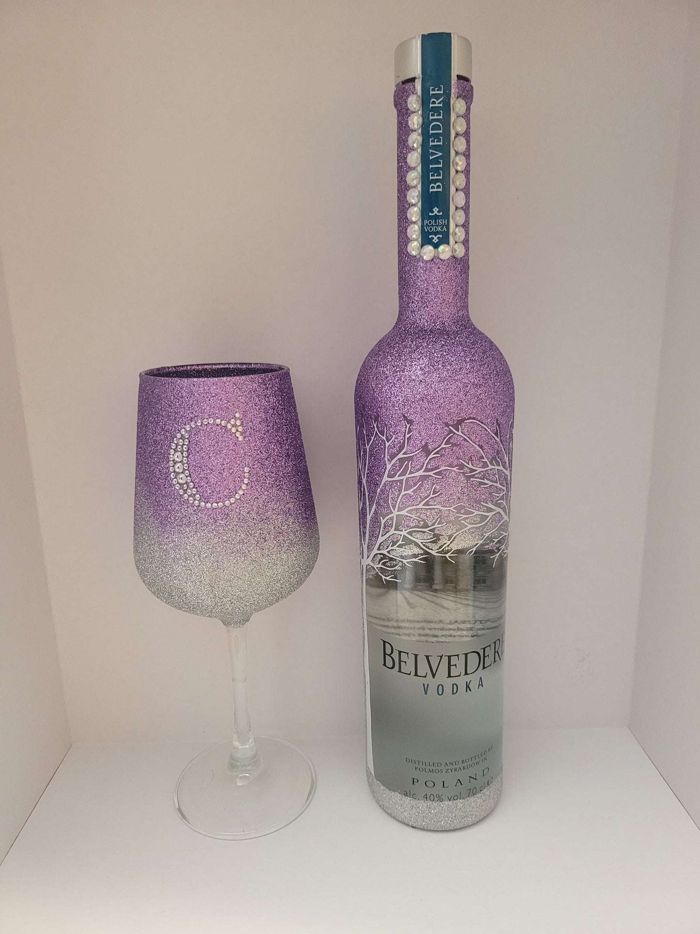 Belvedere Vodka & Personalised glass