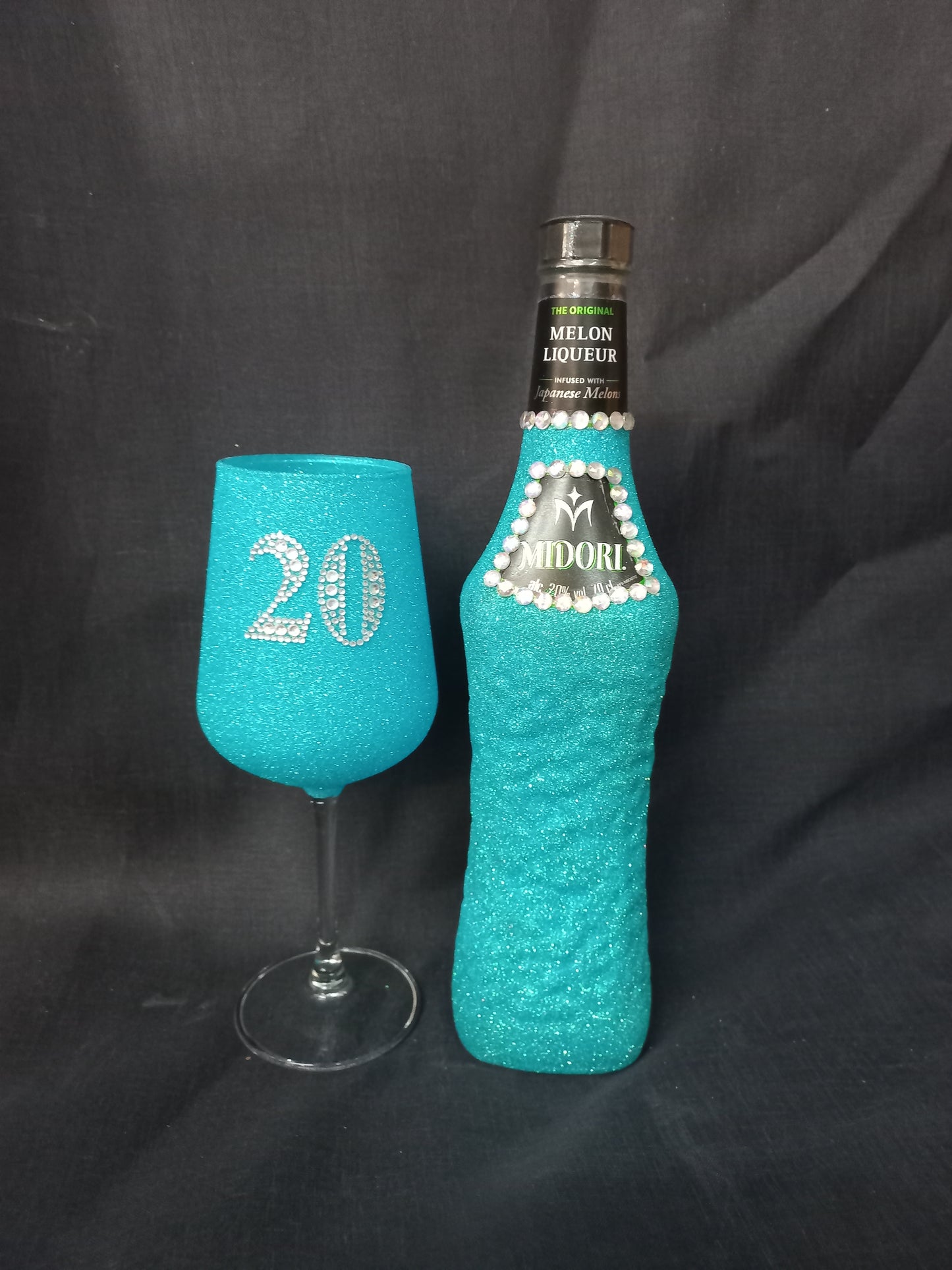 Midori & Personalised Glass