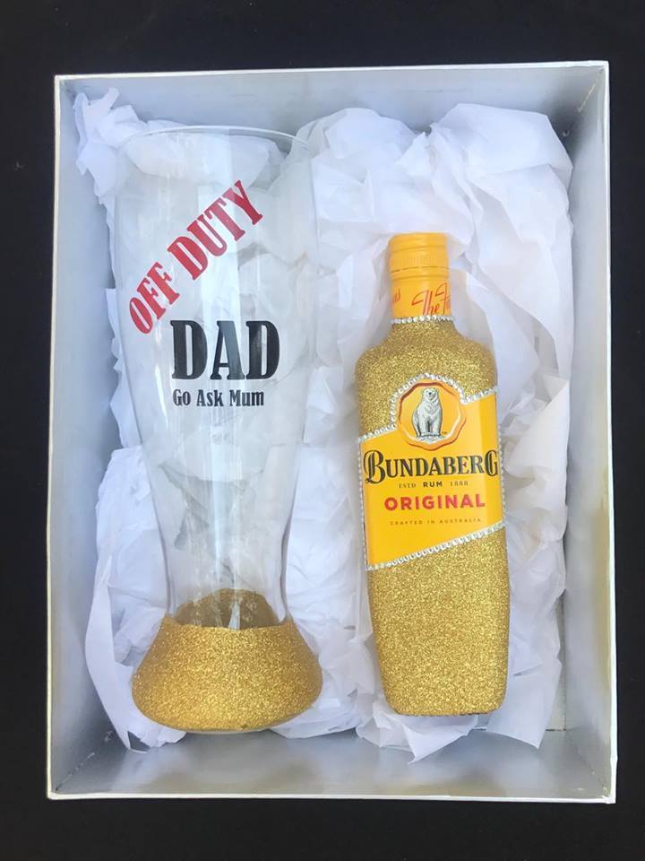 Bundy Fathers Day set with XXL Glass