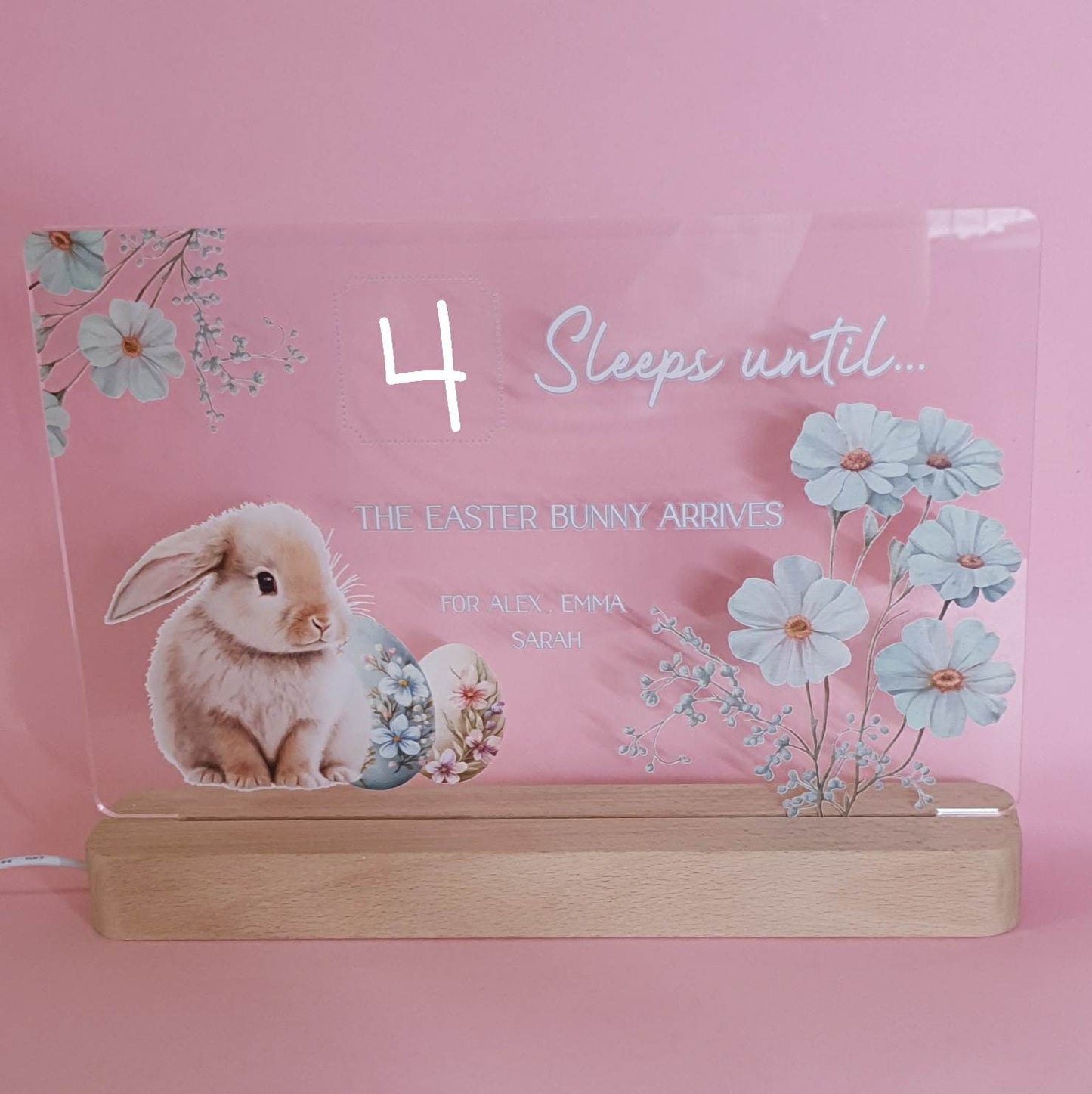 SAVE SAVE SAVE Large Easter Countdown Nightlights