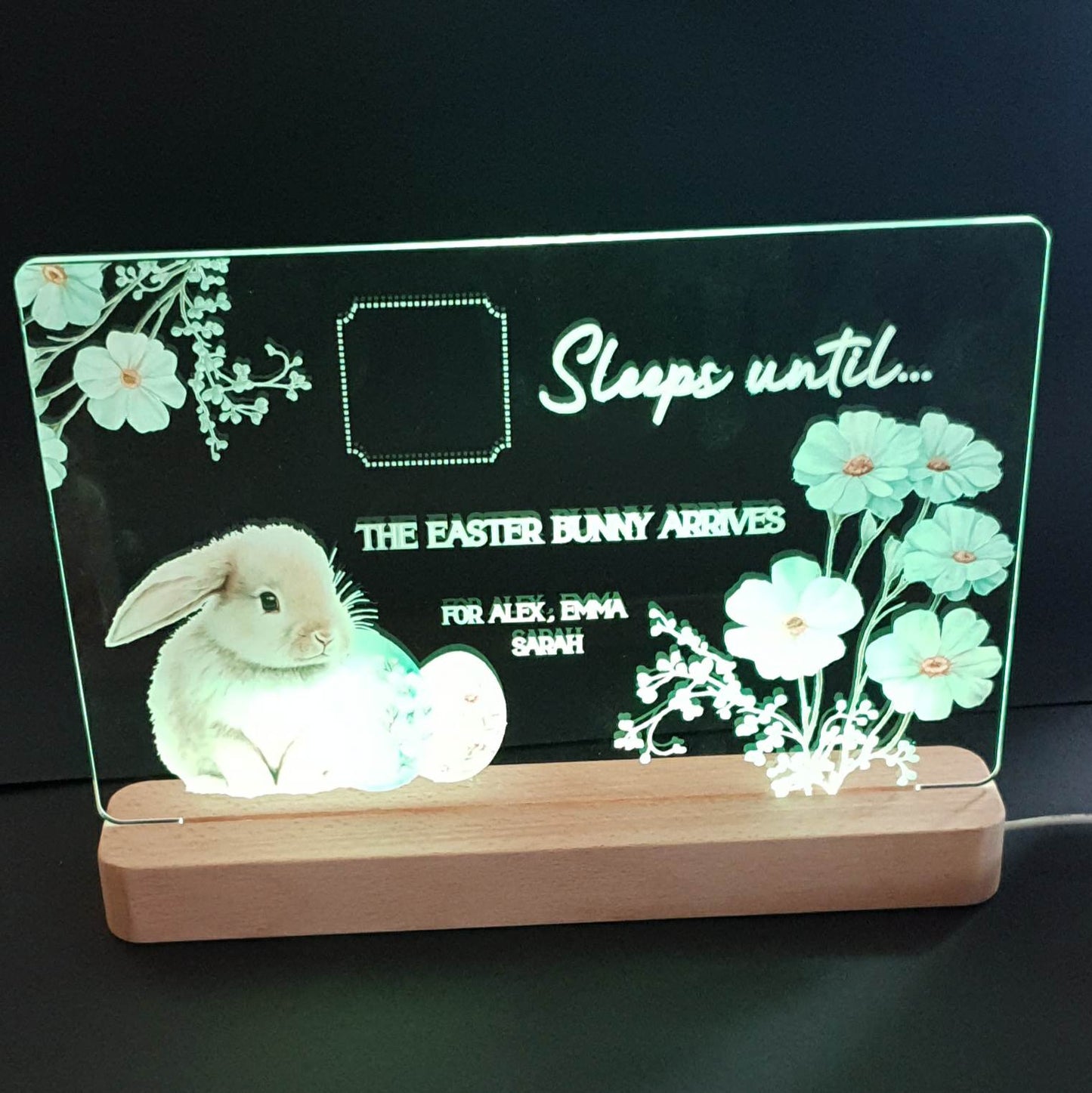 SAVE SAVE SAVE Large Easter Countdown Nightlights