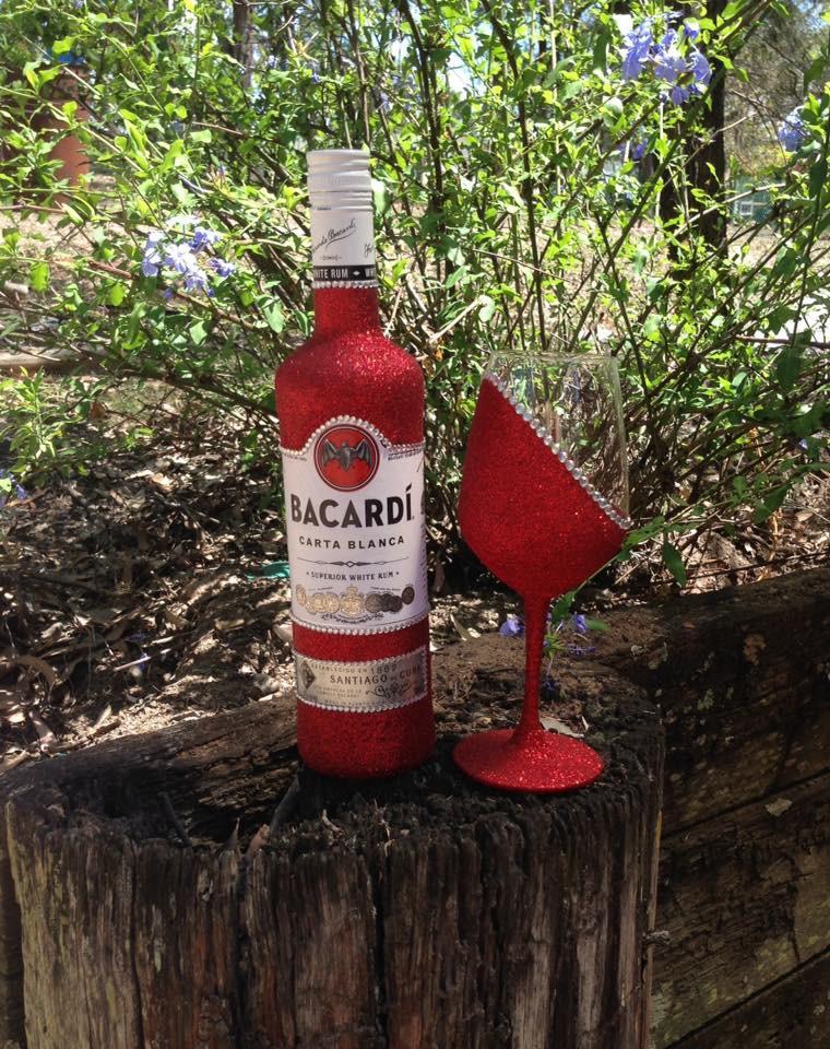 Bacardi & Glass Set