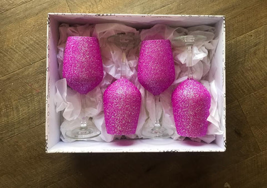 Set of Four Wine Glasses