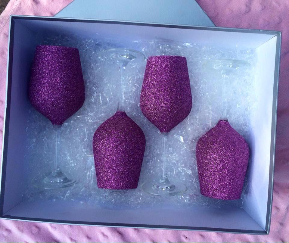 Set of Four Wine Glasses