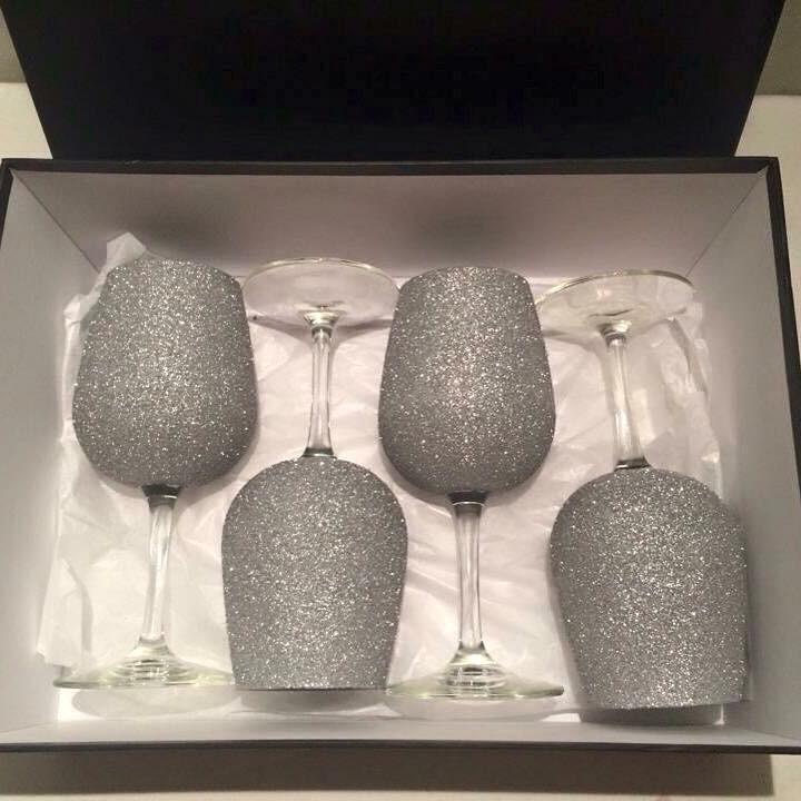 Set of Four Wine Glasses