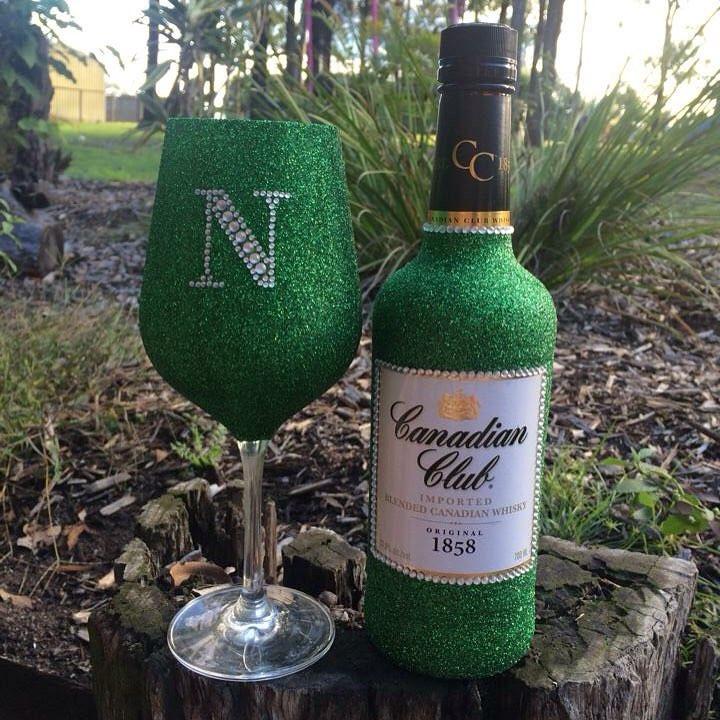 Canadian Club & 1x Personalised glass