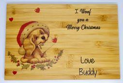 Christmas Chopping Boards - advise name in notes