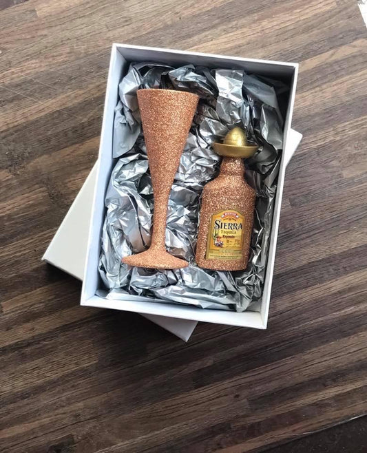 Mini Tequilia & Shot Glass