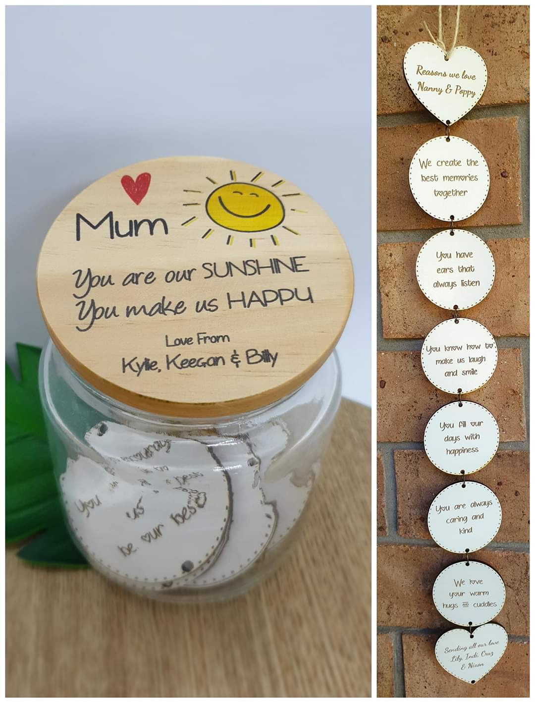 Jar and hangers