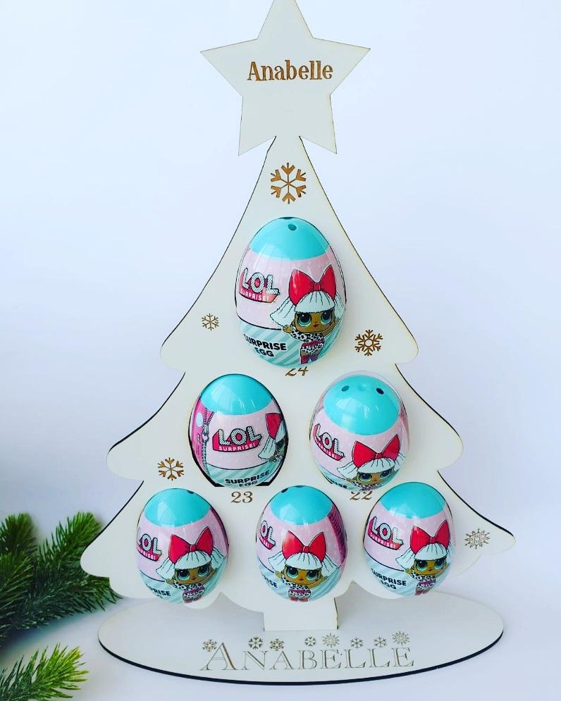 Egg Christmas countdown - eggs not included