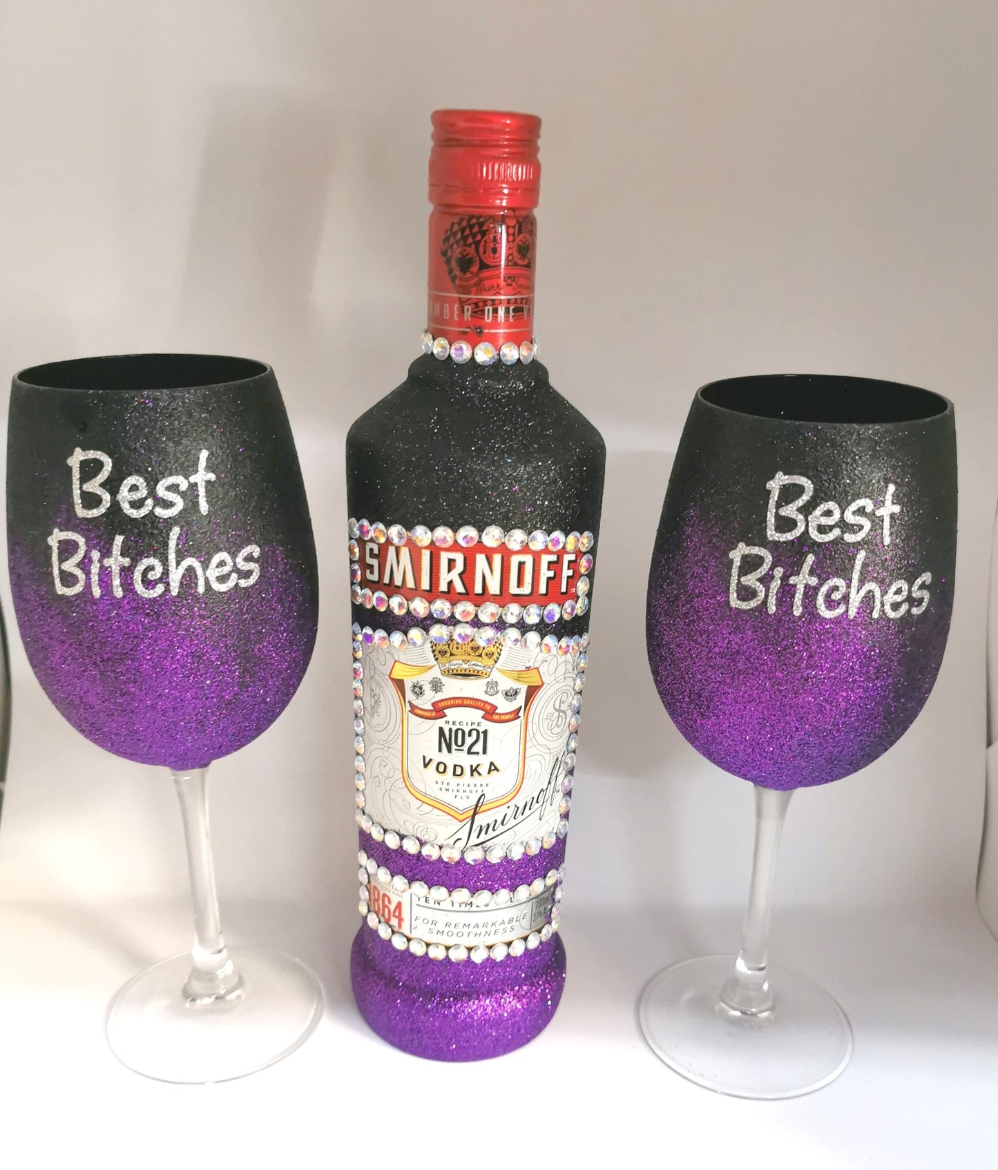 Smirnoff 2x Personalised Glasses