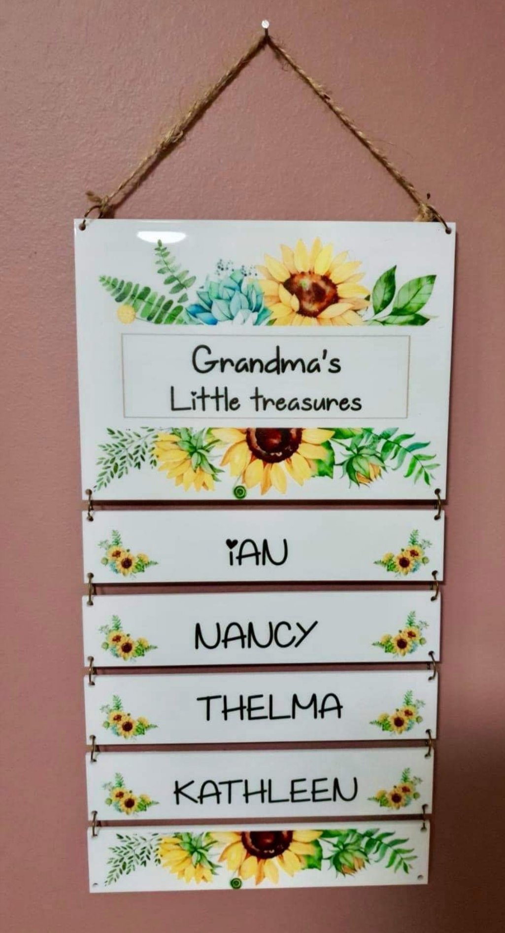 Family wall hanger