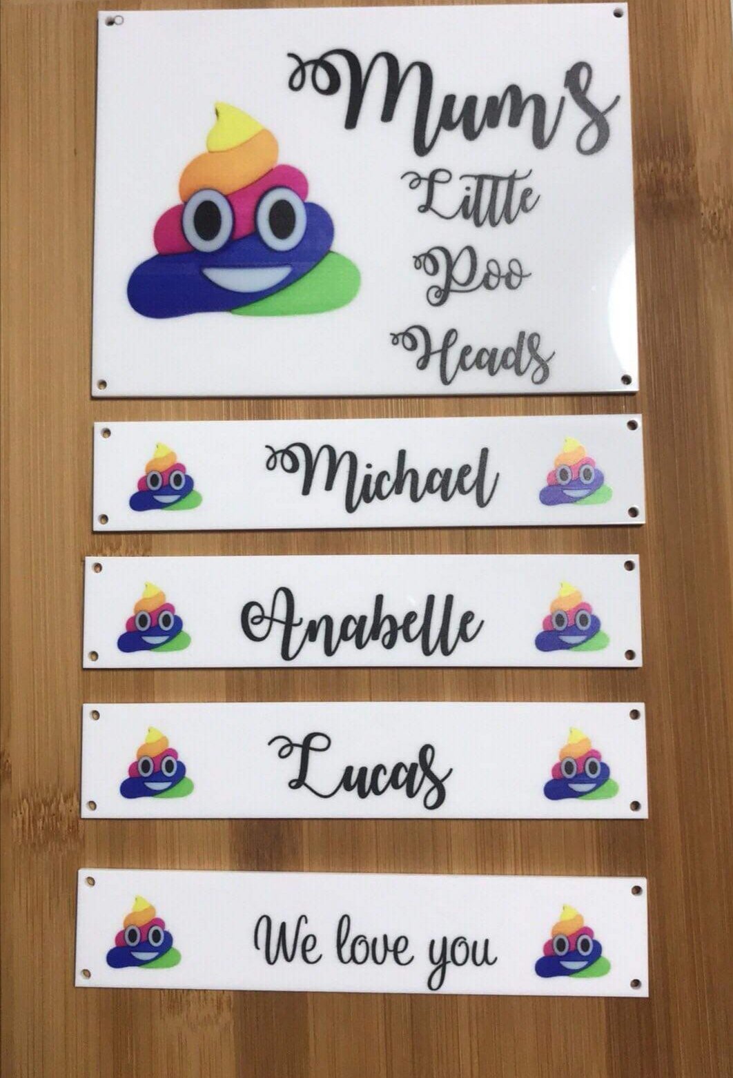 Poo heads hanger