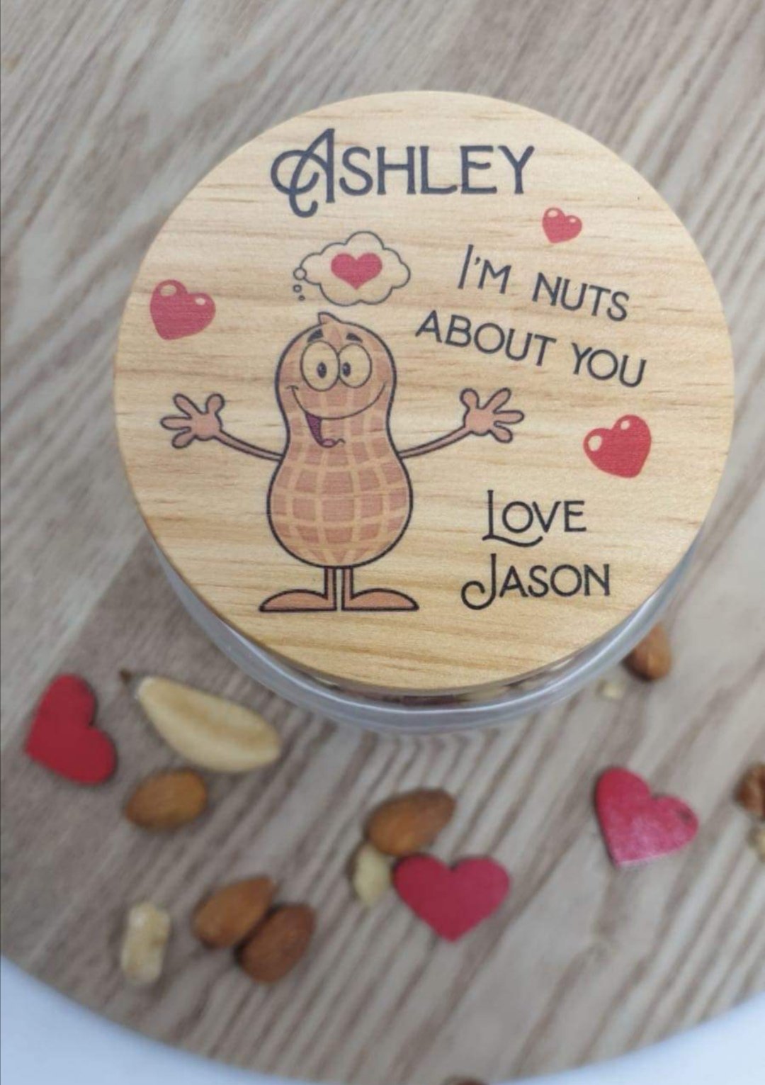 Valentines jars