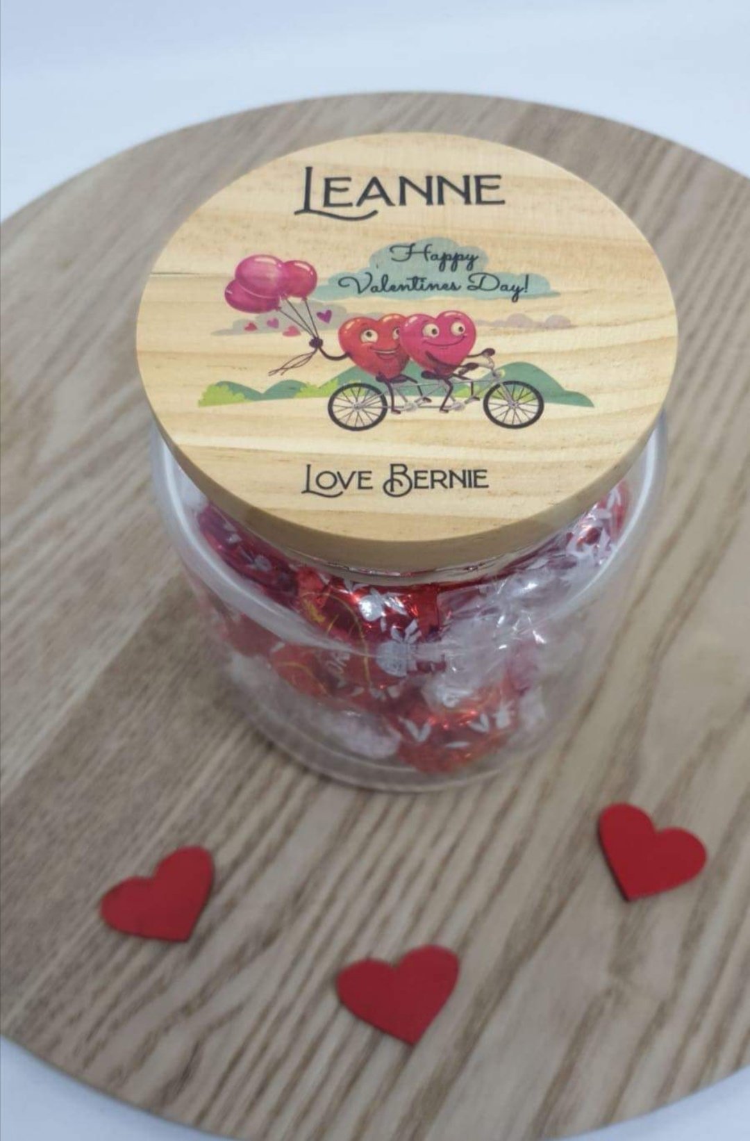 Valentines jars