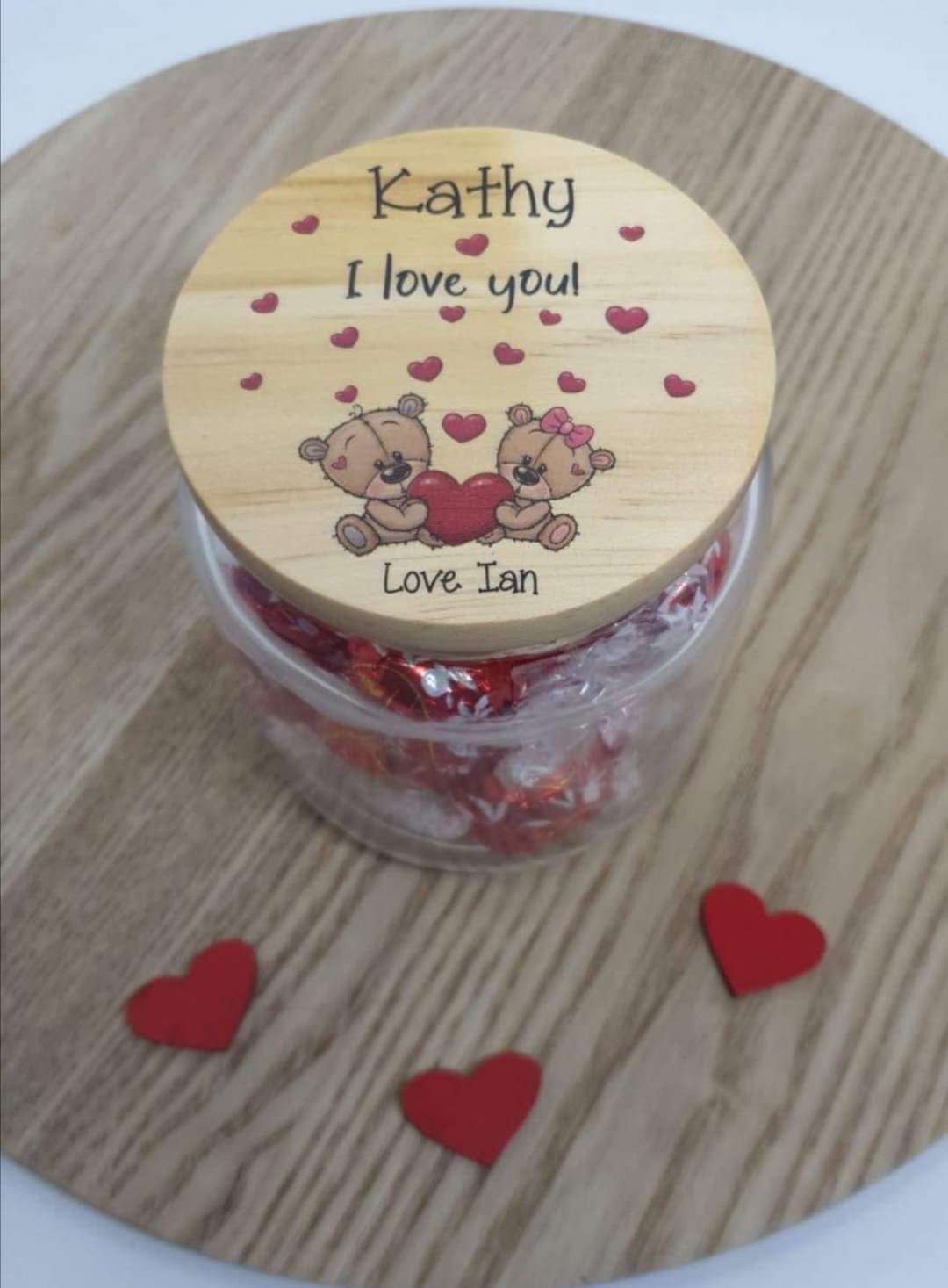 Valentines jars