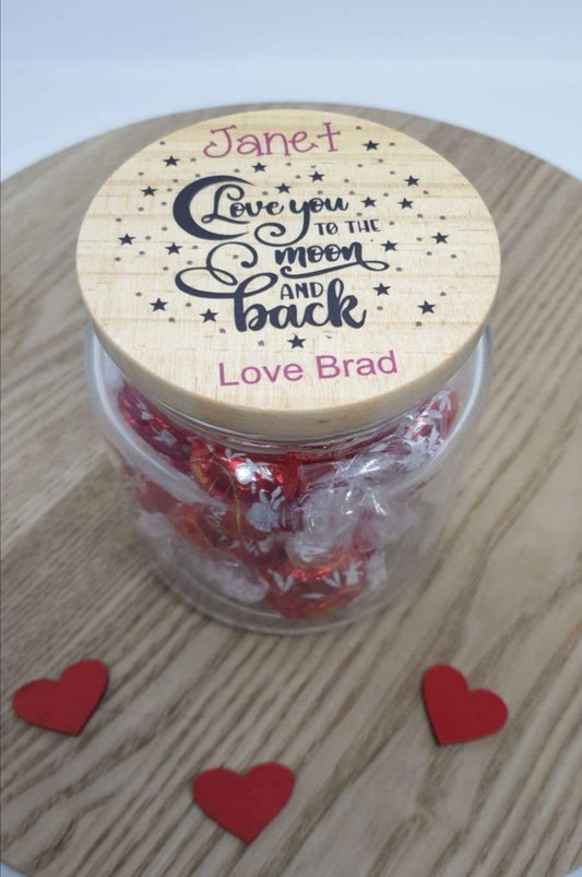 Valentines jars