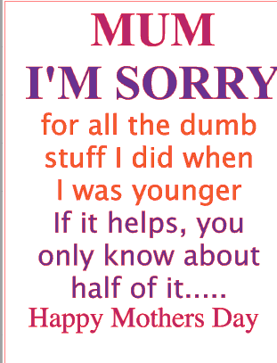 Bundy red - thanks mum I turned