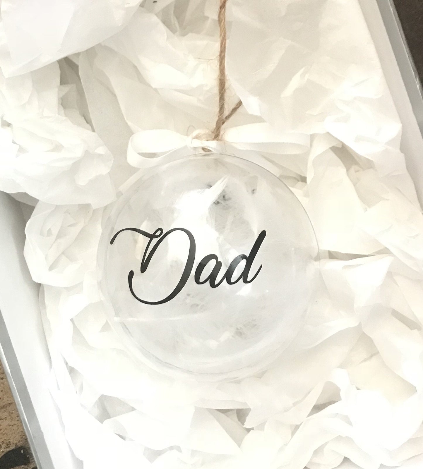 Personalised baubles