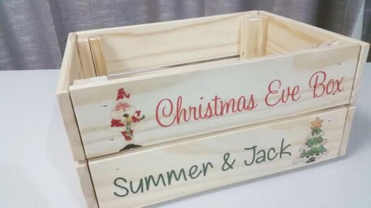 Personalised Christmas Eve crates