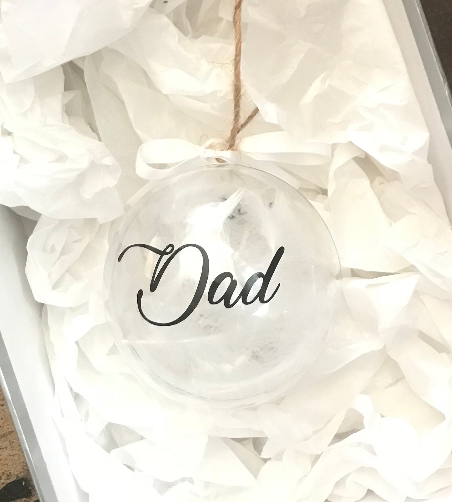 Personalised baubles