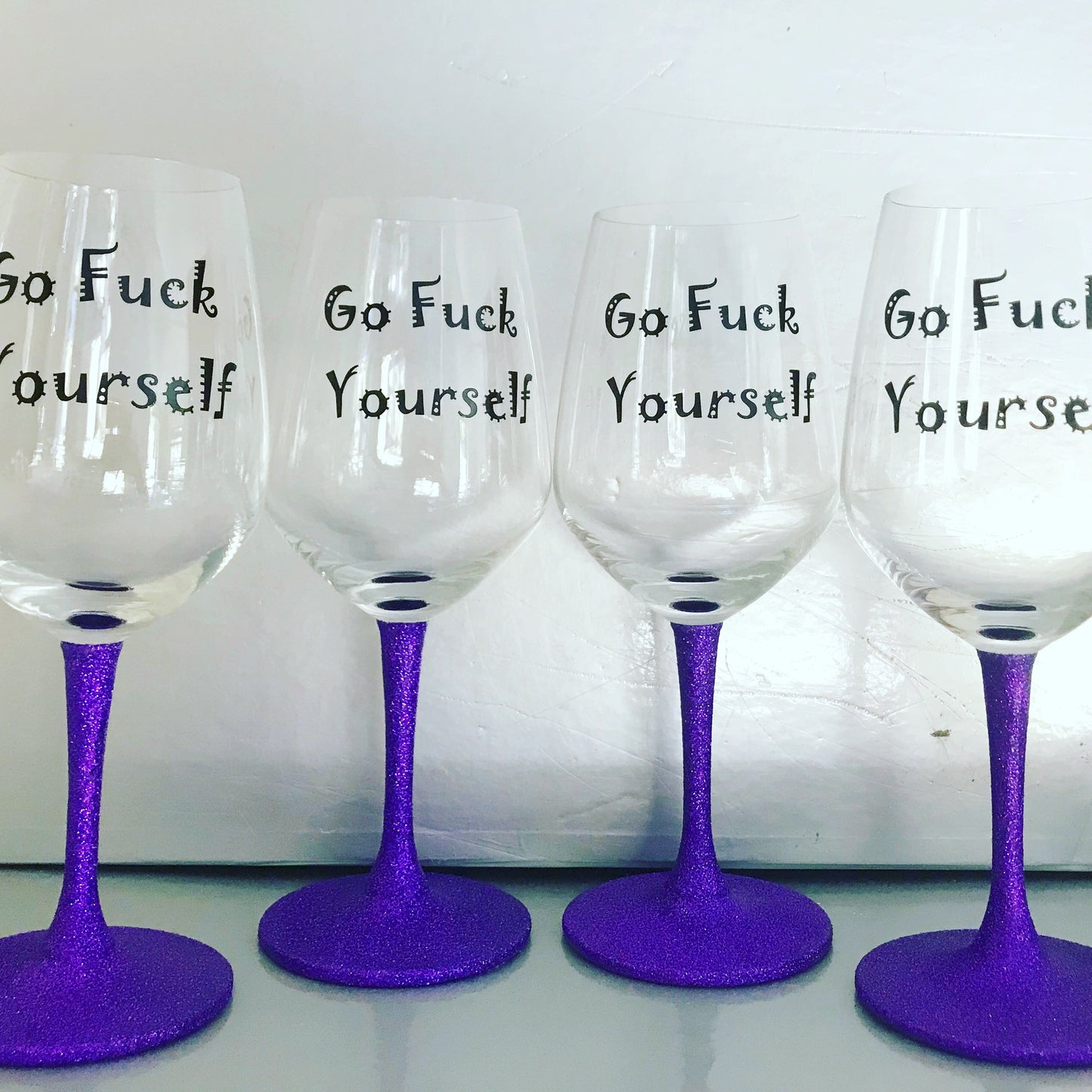 Set of four - go fuck yourself