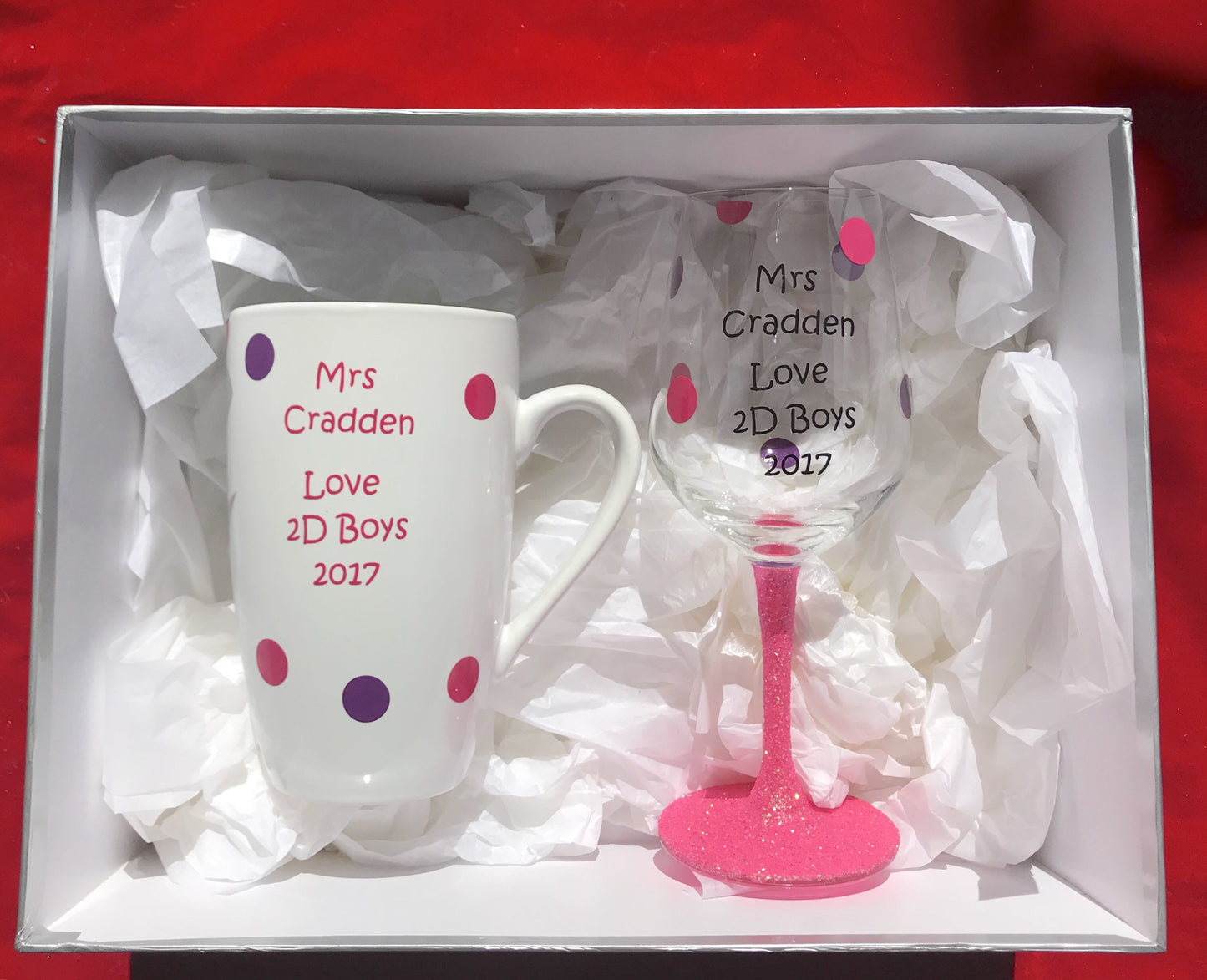 Teachers glass and coffee cup