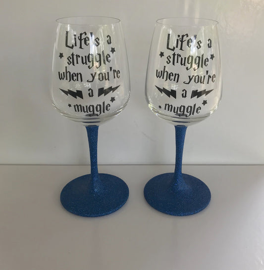 Set of two - Harry Potter themed muggle glasses