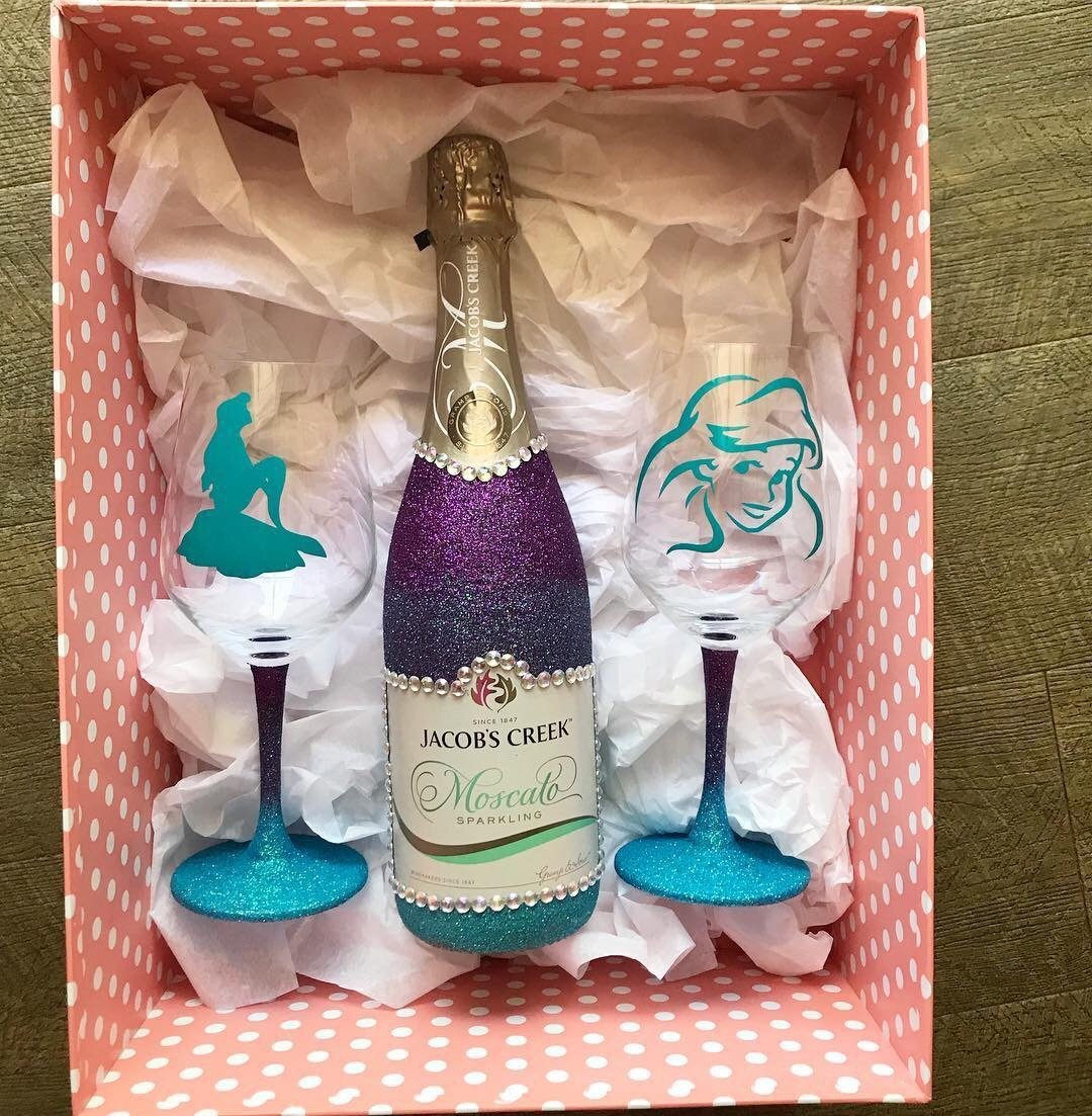 Little mermaid moscato set - please add preferred colour in notes