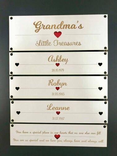 Little treasures wall hanger - refer to description