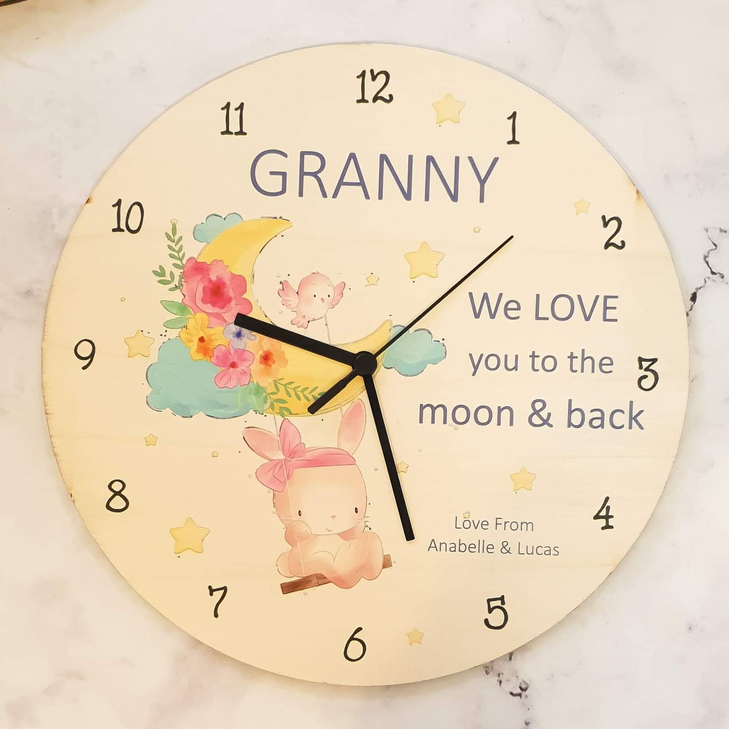 SAVE SAVE SAVE Personalised Clocks