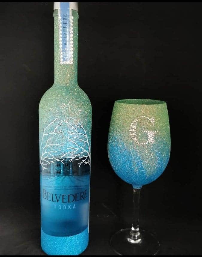 Belvedere Vodka & Personalised glass