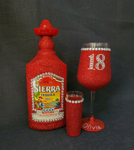 Tequila , Glass & Shot Glass