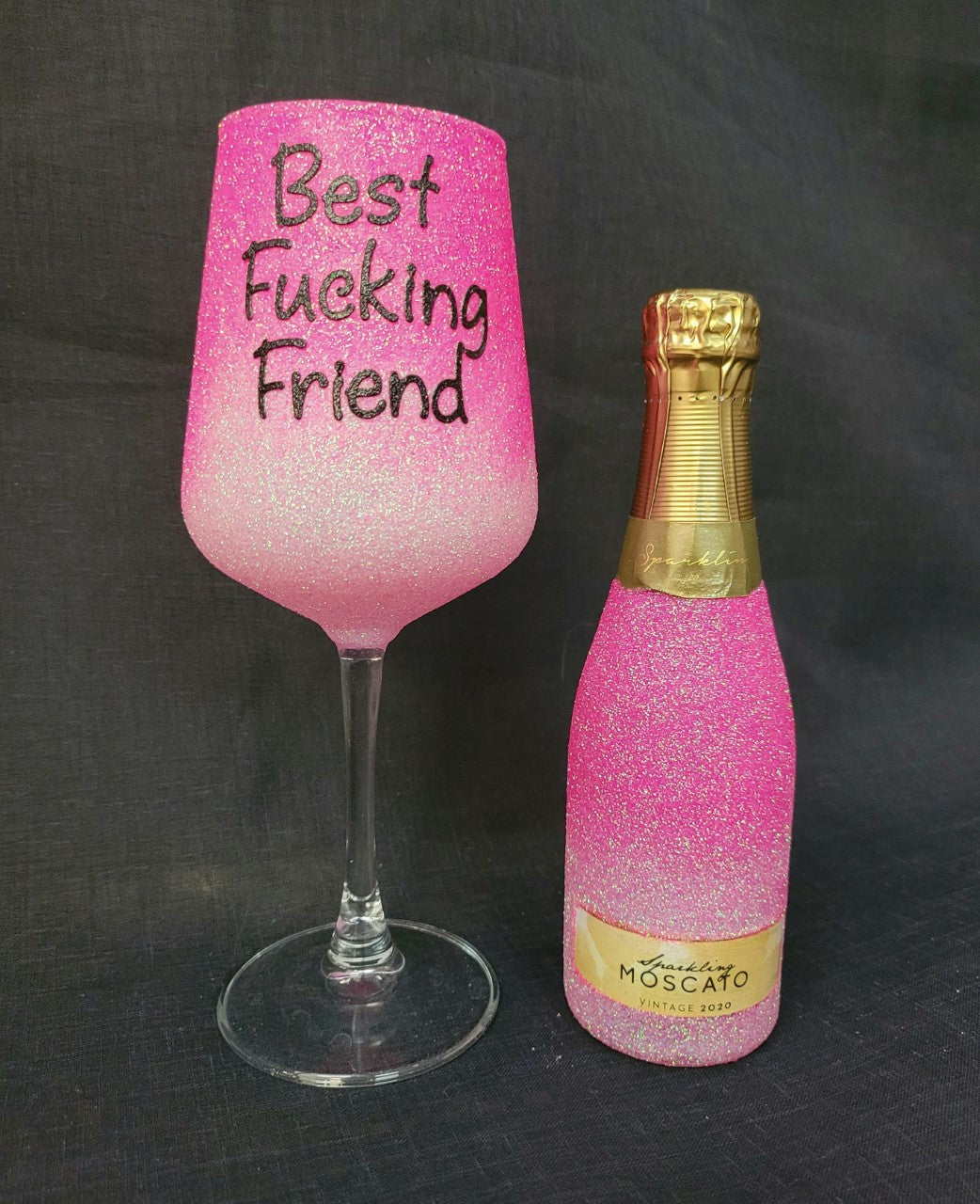 Personalised Glass with mini Moscato